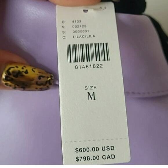 NWT $600 Women's Anthropology Deadwood Bella Faux Leather Jacket Size Medium - Picture 4 of 7